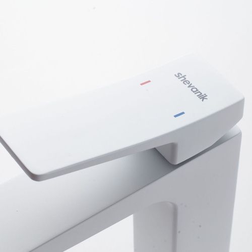 Смеситель Shevanik S4401C на раковину белый - фото 5