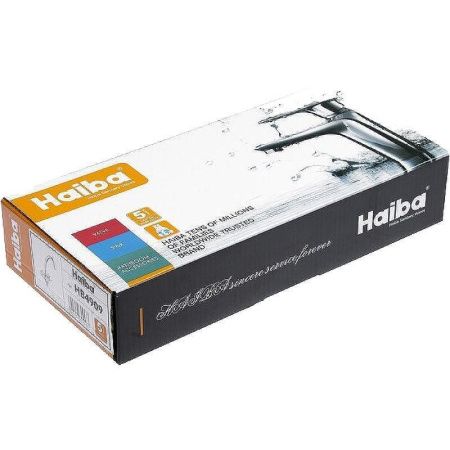 Смеситель для кухни Haiba HB4909 на мойку хром