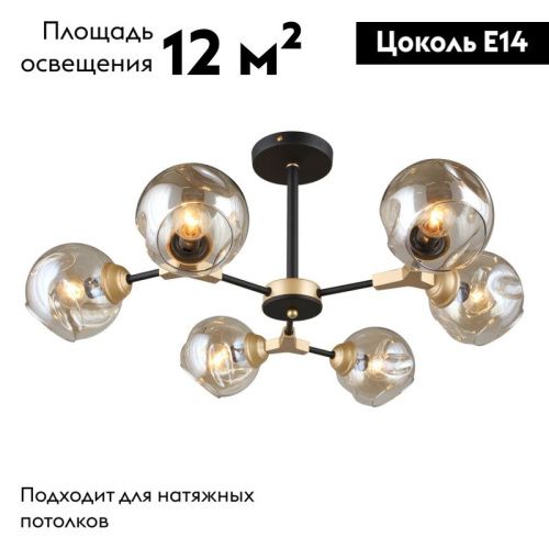 Люстра на штанге Omnilux Sandrigo (Сандриго) OML-93607-06 - фото 2