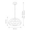 Светильник подвесной Hinkley Lotus (Лотус) QN-LOTUS-P-BLK