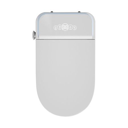 Унитаз приставной Abber Bequem AC1117S белый с сиденьем микролифт импульсный смыв