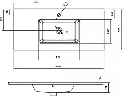 Раковина стеклянная Armadi Art NeoArt 852-100-G 101х52 полувстраиваемая цвет золото 1 отверстие под смеситель