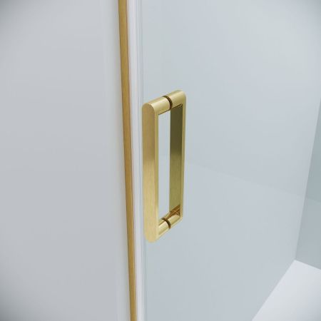 Душевая дверь Grossman Classic 100.K33.04.120.32.00 120х195 стекло прозрачное профиль золото