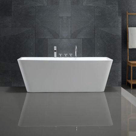 Ванна акриловая Vincea VBT-425-1700 170х80 пристенная прямоугольная