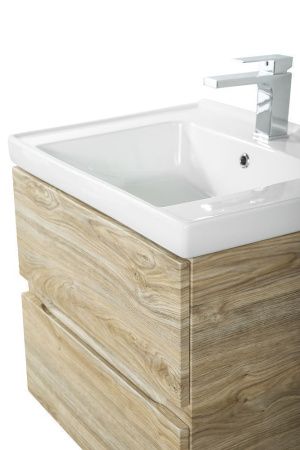 Тумба под раковину Art&Max TECHNO AM-Techno-700-2C-SO-LW823 70х50 подвесная цвет коричневый
