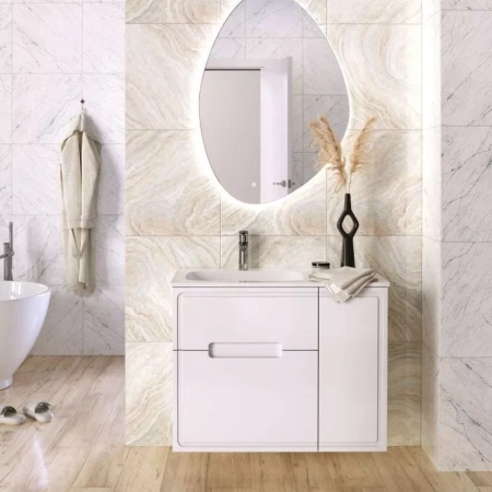 Тумба TA-MBO-90PR(L)-blanco 90x45x68 + Раковина ФР-00003411 Taliente