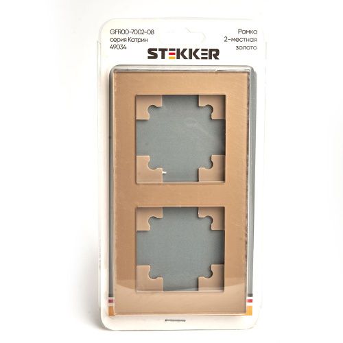 Рамка двухместная Stekker Катрин 49034 - фото 5