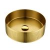 Раковина из нержавеющей стали AltroBagno Costoso AltroBagnoCostoso001005OrSp 40х40 накладная цвет золото