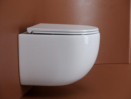 Унитаз подвесной Ceramica Nova UP CN4007 белый с сиденьем микролифт безободковый смыв торнадо Унитаз подвесной Ceramica Nova UP CN4007 белый с сиденьем микролифт безободковый смыв торнадо