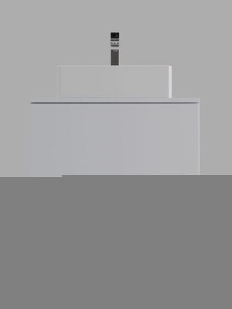 Тумба с раковиной Orange Line Li-60TuwMDF+B04-405W 60х50 подвесная цвет белый