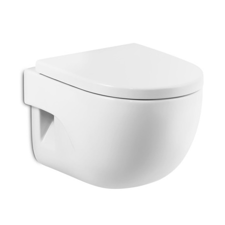 Чаша унитаза подвесная Roca MERIDIAN 7.3462.4.800.0 цвет белый без сиденья каскадный смыв