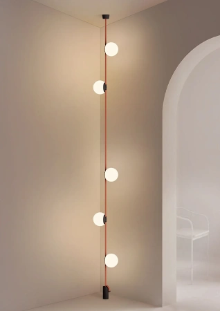 Трековый однофазный светильник Denkirs Belty orb (Белты орб) DK5550-BK