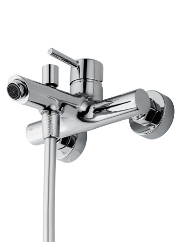 Смеситель для ванны с душем Wonzon & Woghand Solo WW-639032-1-CR настенный хром - фото 4