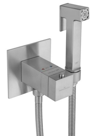 Смеситель для ванны и душа Wonzon & Woghand WW-88829910-BN встраиваемый в стену никель с термостатом