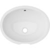 Раковина из сантехнического фарфора Vitra Arkitekt 6069B003-0012 60х50 встраиваемая цвет белый без отверстий под смеситель