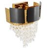 Светильник настенный Lumina Deco LDW 7045-2 BK+GD