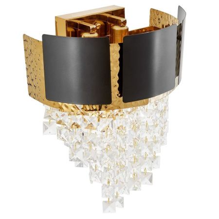 Светильник настенный Lumina Deco LDW 7045-2 BK+GD