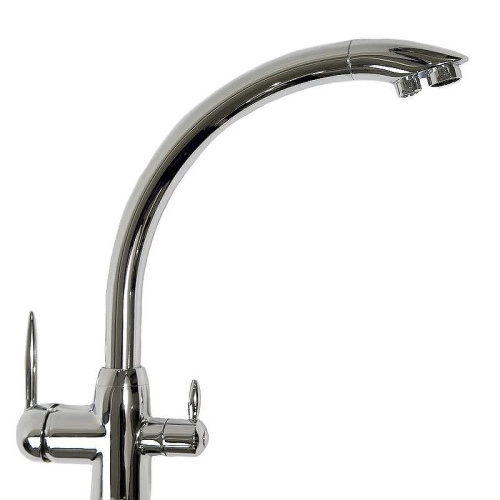 Смеситель для кухни Haiba HB76845 на мойку хром - фото 2