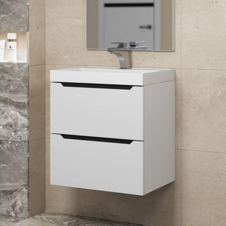 Тумба под раковину Uperwood Tanos 2930205149 50х30 подвесная цвет белый