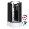 Душевая кабина Niagara Classic 25101434LBKTG 120х80 асимметричная без крыши ориентация левая