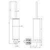 Ершик для унитаза Gessi Tondo 63619#031
