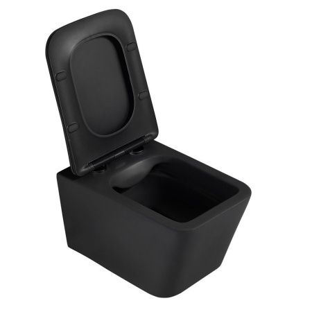 Комплект унитаз с инсталляцией с клавишей смыва ABBER Rechteck AC1201MB-AC0105-AC0121MB