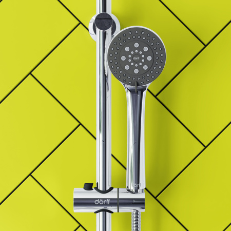 Душевой гарнитур Dorff Norma D0101000 настенный хром/серый