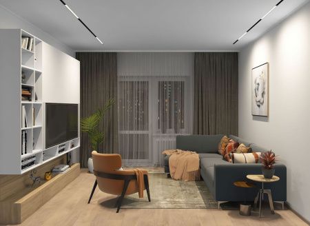 Трековый светодиодный светильник Denkirs Smart Linear (Смарт Линеар) DK8005-BK