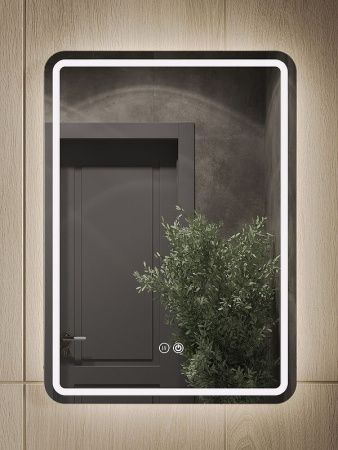 Зеркало с подсветкой и антизапотевателем Orange Nature ONP-50ZE 50х70