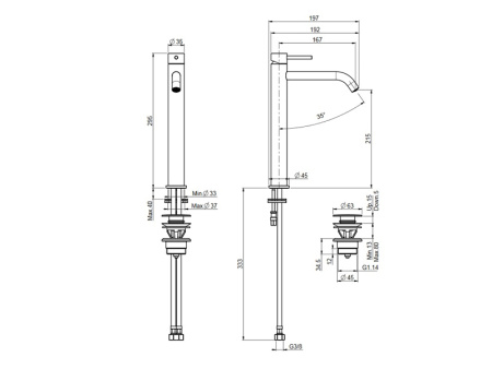 Смеситель Fima Carlo Frattini F3031XSCR на раковину хром без термостата