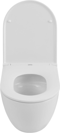 Чаша унитаза подвесная Allen Brau Priority Tornado 4.31008.20 цвет белый без сиденья безободковая душевой смыв