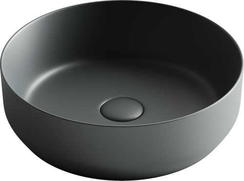 Раковина Ceramica Nova ELEMENT 39 см CN6022MDH накладная цвет темный антрацит матовый - фото 2