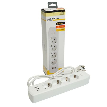 Удлинитель Stekker HM08-43-02 49971