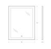 Зеркало с подсветкой и антизапотеванием BelBagno Kraft SPC-KRAFT-700-900-LED-TCH-WARM 70х90 подвесное
