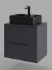 Тумба с раковиной Orange Line Li-60TugMDF+B01-475MB 60х50 цвет серый