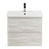 Тумба под раковину BelBagno Albano-Cer ALBANO-CER-500-2C-SO-RVB 50х40 подвесная цвет серый/бежевый