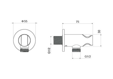 Шланговое подсоединение Aquatek AQ2460MB