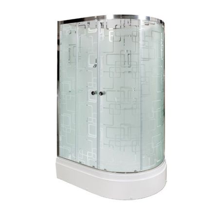 Душевая кабина AvaCan EM3012LN 120х90 асимметричная без крыши ориентация левая