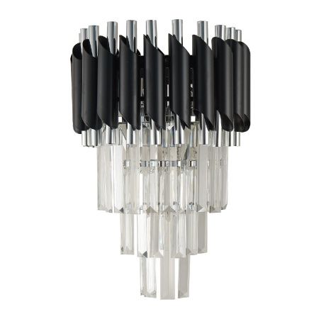 Светильник настенный Natali Kovaltseva DARIAN (ДАРИАН) DARIAN 76017/2W CHROME BLACK