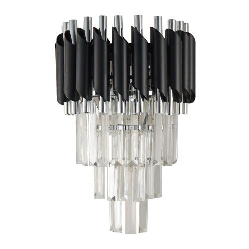Светильник настенный Natali Kovaltseva DARIAN (ДАРИАН) DARIAN 76017/2W CHROME BLACK - фото 4
