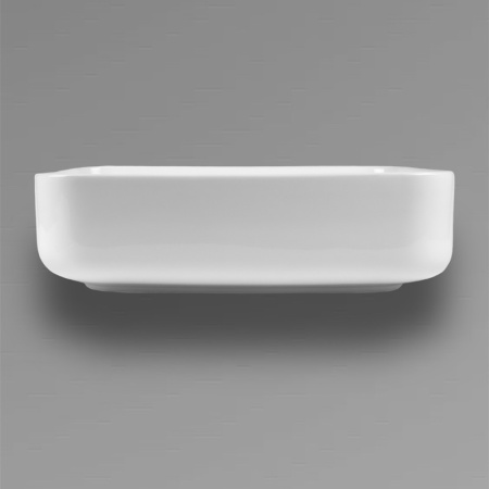 Раковина из сантехнического фарфора Bond Cube S54-500 50х39 накладная цвет белый глянцевый