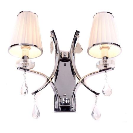 Бра Lumina Deco Glamour (Гламоур) LDW 66247-2 WT+CHR