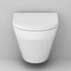Чаша унитаза подвесная Am.Pm Inspire C501700WH цвет белый глянцевый без сиденья безободковая душевой смыв