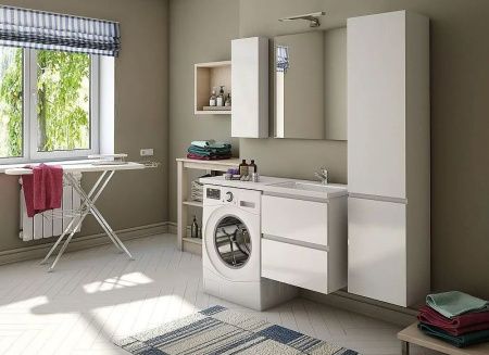 Тумба с раковиной Эстет Dallas Luxe 110 ФР-00002021 40х50 подвесная цвет белый