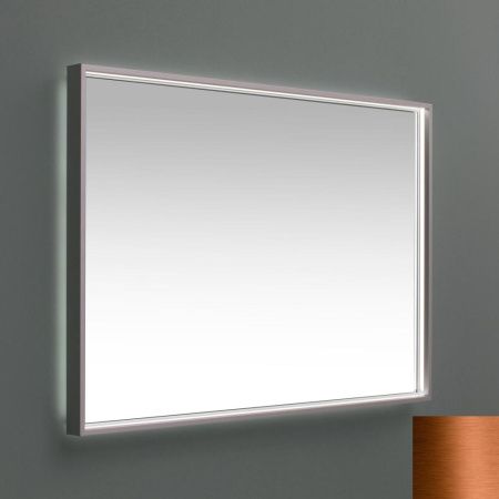 Зеркало с подсветкой De Aqua Алюминиум 00261711 100х80 подвесное