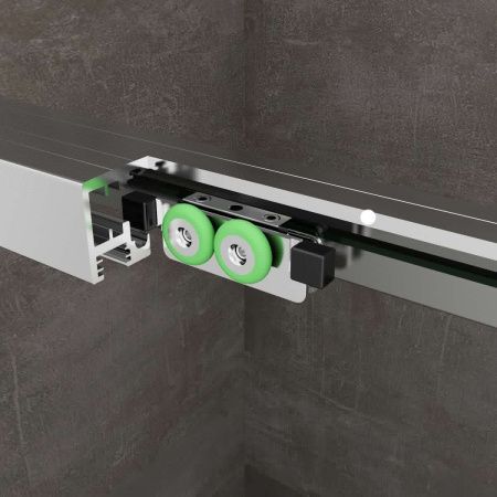 Душевой уголок Abber Komfort AG93130-S92 130х90 стекло прозрачное профиль хром без поддона