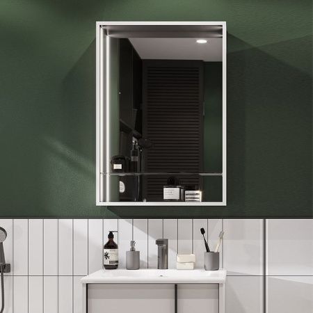 Зеркало-шкаф Aquaton Ривьера 1A238902RVX20 60х90 подвесной цвет белый