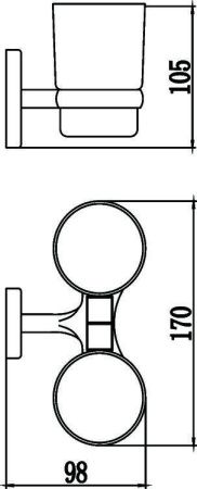 Стакан Savol S-007068