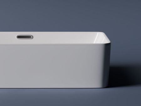 Раковина из сантехнического фарфора Ceramica Nova ELEMENT CN5025 60х40 накладная цвет белый без отверстий под смеситель