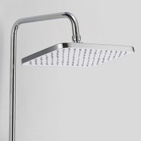 Душевая стойка D-Lin D10A13 настенная цвет белый/хром